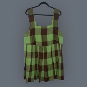 Green Plaid Dress